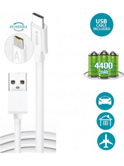 POWER BANK ΜΕ UMICRO USB - 5V/1A - 4400 mAh (ΔΙΑΦΟΡΑ ΧΡΩΜΑΤΑ)