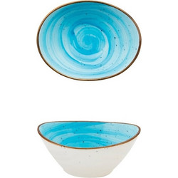 Μπωλ Bone China, Οβάλ, 9.9x7.9x4.4cm, Θαλασσί, M1934 (1 ΤΕΜ)