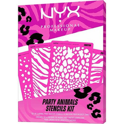 NYX PROFESSIONAL MAKEUP Party Animals Stencils Kit, 1σετ