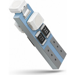 VenCore 3216-10057 - T5 W3W - Λάμπα LED για Βάση T5 W3W 3 SMD 1210 0.6W 50 Lumen 12 Volt Μπλε