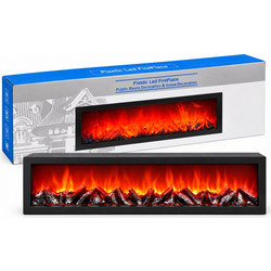 Διακοσμητικό Τζάκι LED με Εφέ Φλόγας 99x27,5cm - Decorative LED Fireplace with Flame Effect 99x27.5cm 094024