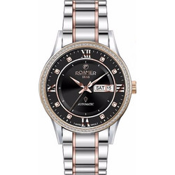 Roamer Jubilee II Ανδρικό Ρολόι Αυτόματο με Ασημί Μεταλλικό Μπρασελέ 773637-49-59-70