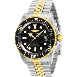 Invicta Pro Diver Ανδρικό Ρολόι Αυτόματο με Ασημί Μεταλλικό Μπρασελέ 30094