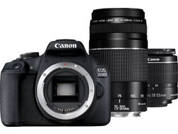 Canon EOS 2000D + Kit 18-55mm IS II + 75-300mm DC III