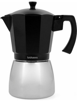 Bidasoa Tribeca Μπρίκι Espresso 9Cups Μαύρο
