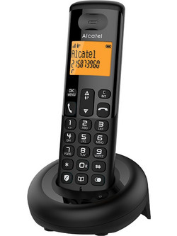 Alcatel E160 EWE Ασύρματο Τηλέφωνο Μαύρο