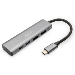 Digitus DA-70245 USB Hub 3.0 USB-C με 4 Θύρες USB-A / USB-C