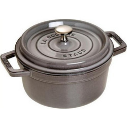 Staub Cocotte Round Κατσαρόλα Grey 12cm