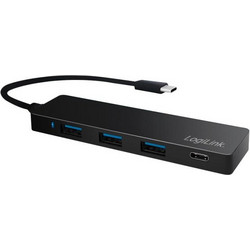 LogiLink UA0311 USB Hub 3.0 USB-C με 4 Θύρες USB-A / USB-C