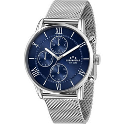 Chronostar Noble Ανδρικό Ρολόι με Μπλε Μεταλλικό Μπρασελέ R3753306004