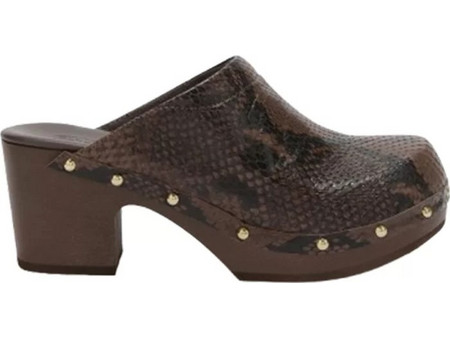 SCHOLL PESCURA ROBIN 70 PLAIN MULES ΠΑΠΟΥΤΣΙΑ F015541019-1019-DK BROWN