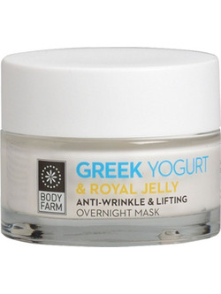 Bodyfarm & Royal Jelly Anti-Wrinkle & Lifting Overnight Κρεμώδης Μάσκα Προσώπου για Αντιγήρανση με Βασιλικό Πολτό 50ml