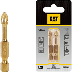 CAT Μύτη κατσαβιδιού αστέρι με μέγεθος PZ2 50mm συσκευασία 2τεμ. DA01005