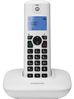 Motorola T401 Plus Ασύρματο Τηλέφωνο με Ανοιχτή Ακρόαση Λευκό