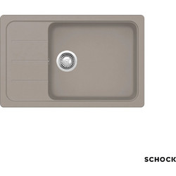 Schock Cristalite Element 110- Concrete Ένθετος Νεροχύτης Γρανίτη Αντιστρεφόμενος Ματ 78x50cm 31180-1451
