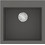 Sanitec Ultra Granite 816 Υποκαθήμενος Νεροχύτης Γρανίτη Ματ Pietra 50x50cm