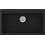 Sanitec Classic 333 Υποκαθήμενος Νεροχύτης Γρανίτη Ματ Granite Black 79x50cm
