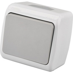 Entac 101 Stephan surface mounted wall switch single-pole IP54