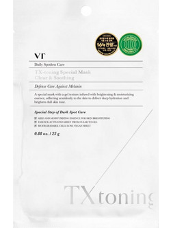 VT Cosmetics TX-Toning Special Μάσκα Προσώπου για Δυσχρωμίες