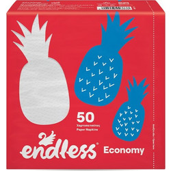 Endless Economy Χαρτοπετσέτες 50τεμ. Λευκές