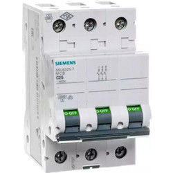 Miniature circuit breaker 400 V 6kA, 3-pole, C, 25A