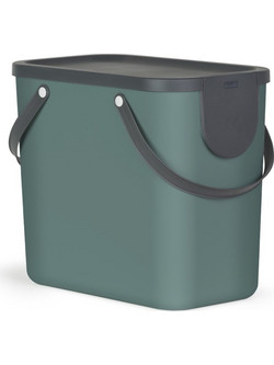 ROTHO Albula Dark green - waste sorting container - 25l