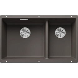 Blanco Subline 430/270-U Υποκαθήμενος Νεροχύτης Γρανίτη Volcano Grey 527350 75.5x46cm