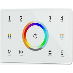 EUROLAMP DMX MASTER/RF ΧΩΝΕΥΤΟ T15(IT)'' ΜΟΝΟΧΡΩΝΟ/CCT/RGB/RGBW/RGB+CCT 100-240VAC 4 ΔΙΑΔΡΟΜΕΣ