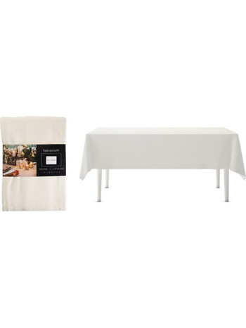 Τραπεζομάντηλο Βελούδινο 140x240cm Κρέμ Χρώμα