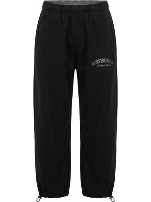 Funky Buddha Γυναικείο Παντελόνι Φόρμας Μαύρο FBL014-106-02