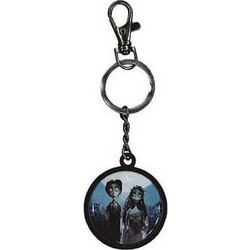Corpse Bride - Μεταλλικό Μπρελόκ Couple & Logo Μεγέθους 7cm