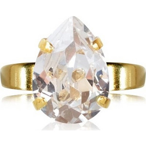 Caroline Svedbom Mini Drop Δαχτυλίδι με Κρύσταλλο Gold Crystal Caroline Svedbom Mini Drop Δαχτυλίδι με Κρύσταλλο Gold Crystal
