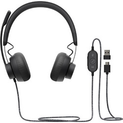 HEADSET ZONE WIRED/DARK GREY 981-000875 LOGITECH