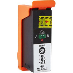 Συμβατό Μελάνι Lexmark 100XL Black