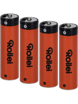 Rollei - USB-C Li-ion Batteries - Rechargeable - 4-Pack