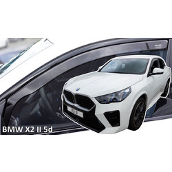 Heko - Ανεμοθραύστες Παραθύρων Για BMW Serie X2 (U10) / iX2 2023 5πορτο υλικό Acrylic Χρώμα Φιμέ - 2 τεμ. (ΑΝΕΜ.11010) | Heko