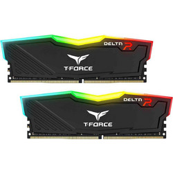 TeamGroup Delta RGB 16GB (2X8GB) DDR4 3200MHz C16 Black TF3D416G3200HC16CDC01