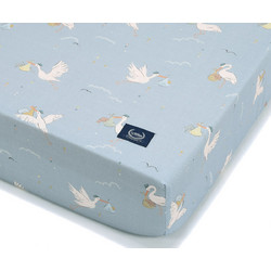 La Millou Βρεφικό Σεντόνι Κούνιας με Λάστιχο 70x140 Bebe Mignon Blue