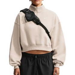 Nike Studio Fleece Γυναικείο Αθλητικό Φούτερ Κρεμ IM8501-236