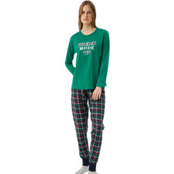 Minerva HOLIDAY SWEAT PANTS Παντελόνι Πιτζάμας Πράσινο 90-53485