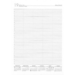 Ημερολόγιο XXL σπιράλ Β4 2027 ημερήσιο 24x34cm μαύρο