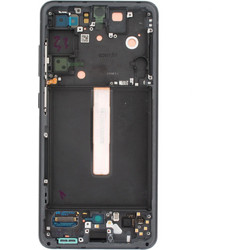 Samsung G990B Galaxy S21 FE - LCD display + Touch Unit Black Original (Service Pack)