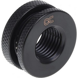 Alphacool HF bulkhead connector short version G1/4 Fittings Μαύρο 17424