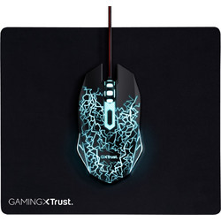 Trust Base 24752 Ενσύρματο Gaming Ποντίκι RGB 4000 DPI Black Set