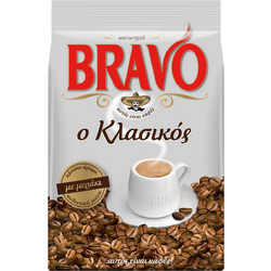 Bravo Κλασικός Ελληνικός Καφές Αλεσμένος 485gr