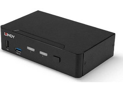 Lindy KVM Switch 39312 2 x DisplayPort 1.4 / USB 3.0