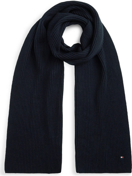Αντρικό Κασκόλ TOMMY HILFIGER Pima Cotton Cash Scarf AM0AM12847/DW6 Σκούρο Μπλε