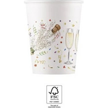 Ποτηράκια - Sparkling Celebrations - 200ml (8τμχ - Χάρτινα) | Procos - 093505