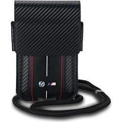 BMW BMPSP15XMSCAKR Wallet Bag Carbon Red Stripes black