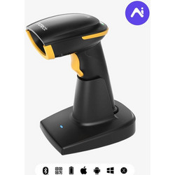 inateck BCST-36 2D QR Wireless Barcode Scanner - Black